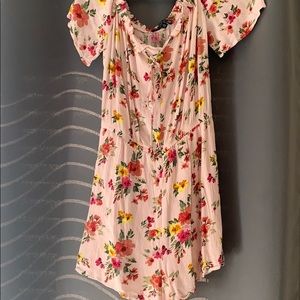 Floral one-piece romper